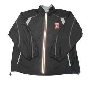 North End Toyota Motor Manufacturing Windbreaker Mens 2X‎ XXL Texas Black Jacket